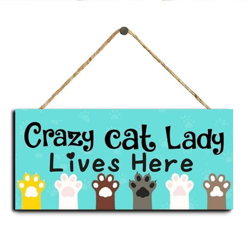 5x10 Inches 1-Sign Red and Black Plastic Hillman 848606 Attack Cat Sign
